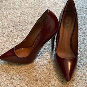 Burgundy heels